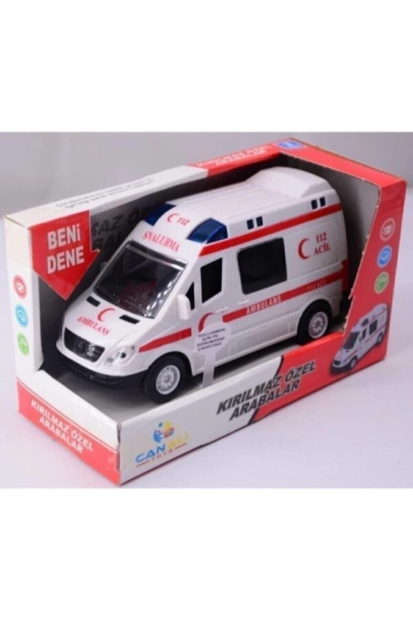 Canali Işıklı Sesli Pilli Ambulans