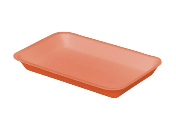 Tek Kullanımlık Köpük 2000 Gr. Turuncu Servis Et Kıyma Saklama Tepsi Tabak -265x175x35mm. - 50 Adet - Resim 4