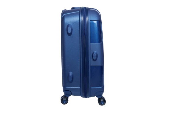 Bagacar IV2 Sert Silikon Kırılmaz Orta Boy Valiz Lacivert - 4