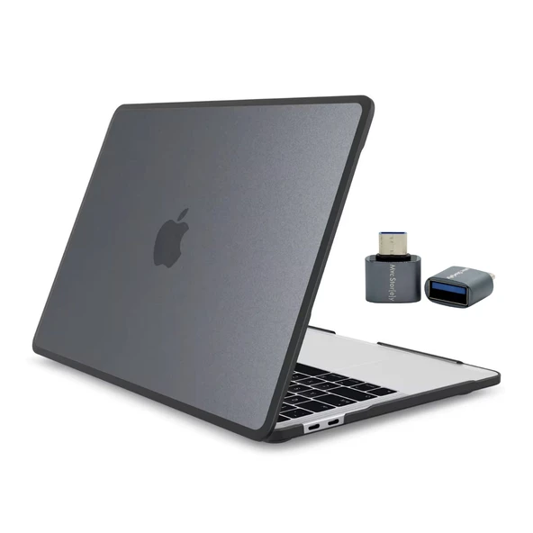 MacBook Pro 13 Outdoor Shockproof Hibrit Hard Case TPU Bumper Anti Fingerprint Kılıf A2338 A2251 A2289 ürün görseli
