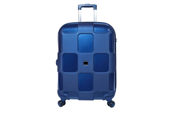 Bagacar IV2 Sert Silikon Kırılmaz 3lü Valiz Seti Lacivert - Resim 2