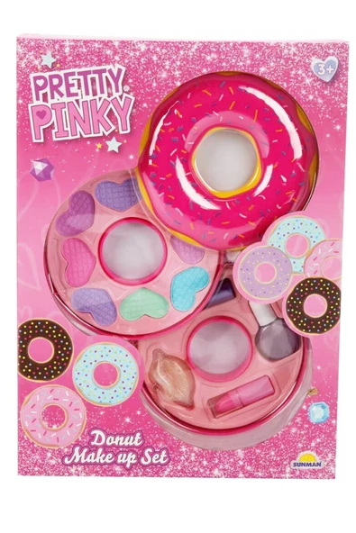 En Tatlı Makyaj Seti: Donut Şekilli 2 Katlı Makyaj Güzellik Seti - 5