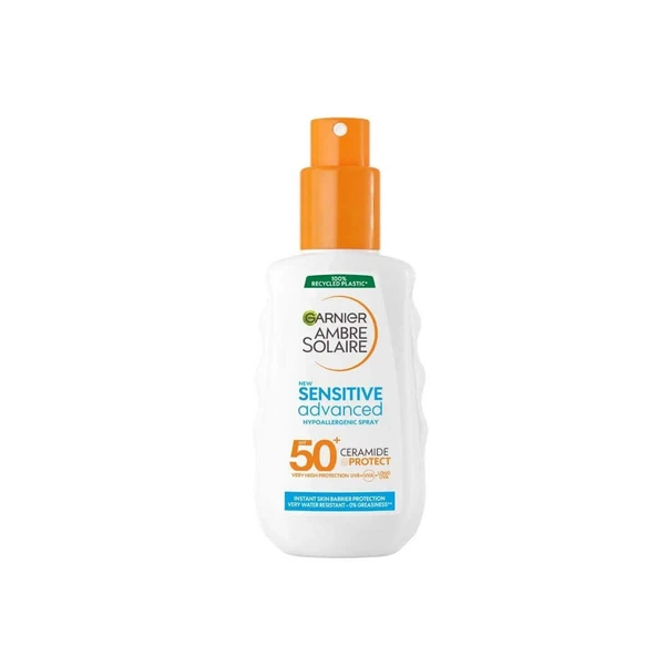 Garnier Ambre Solaire Sensitive Advanced Güneş Koruyucu Sprey SPF50+ 150ml ürün görseli