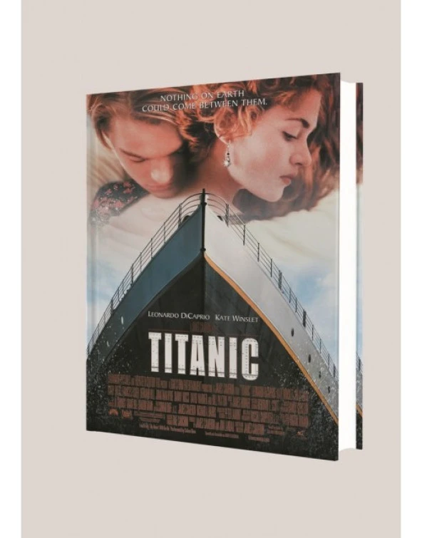 Deffter Titanic Çizgili 96 Yaprak Sert Kapak Defter