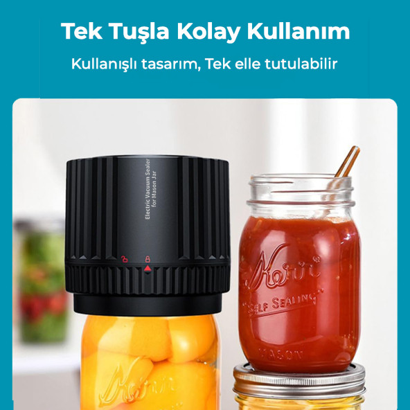 Vakumlu Kavanoz Kapağı Kapama Makinesi - 4