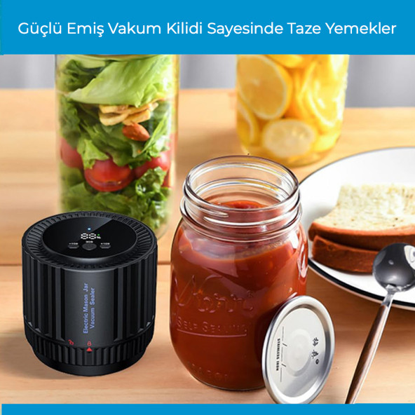 Vakumlu Kavanoz Kapağı Kapama Makinesi - 5