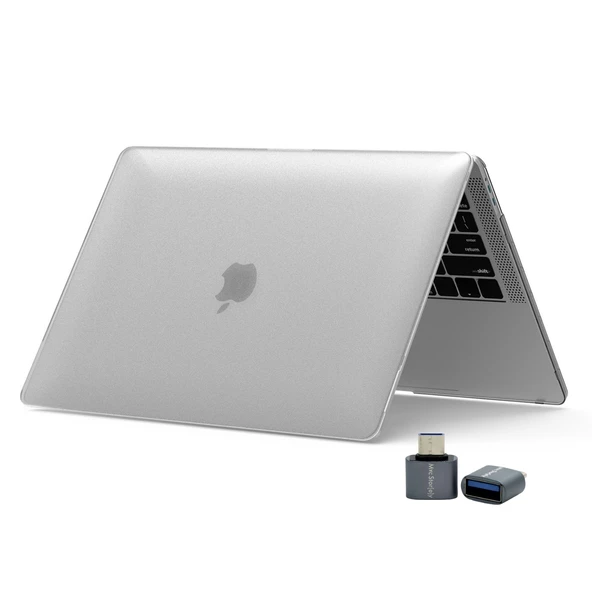Macbook Pro Kılıf 13inç M1-M2, Kristalline İz Yapmaz A1706 A1708 A1989 A2159 A2251 A2289 A2338 ile Uyumlu - Resim 2