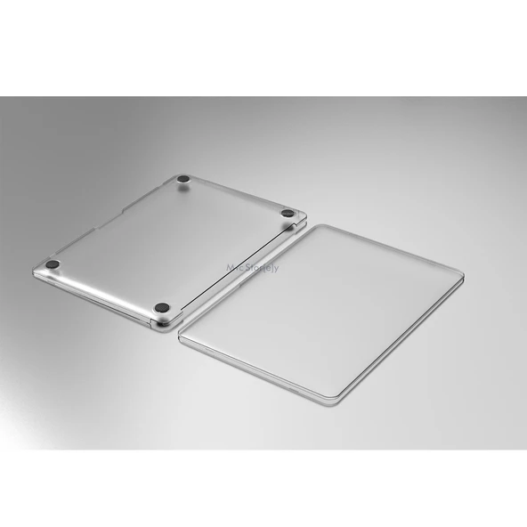 Macbook Pro Kılıf 13inç M1-M2, Kristalline İz Yapmaz A1706 A1708 A1989 A2159 A2251 A2289 A2338 ile Uyumlu - Resim 5