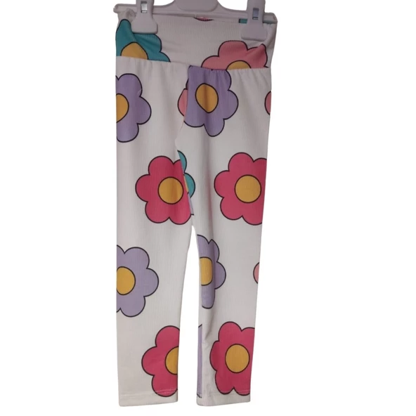 MELEĞİM DİJİTAL BASKILI KIZ ÇOCUK TAYT - 3