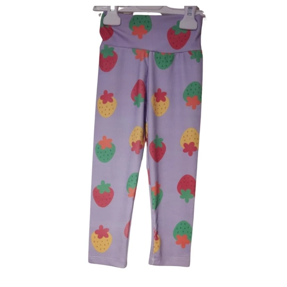 MELEĞİM DİJİTAL BASKILI KIZ ÇOCUK TAYT - 5