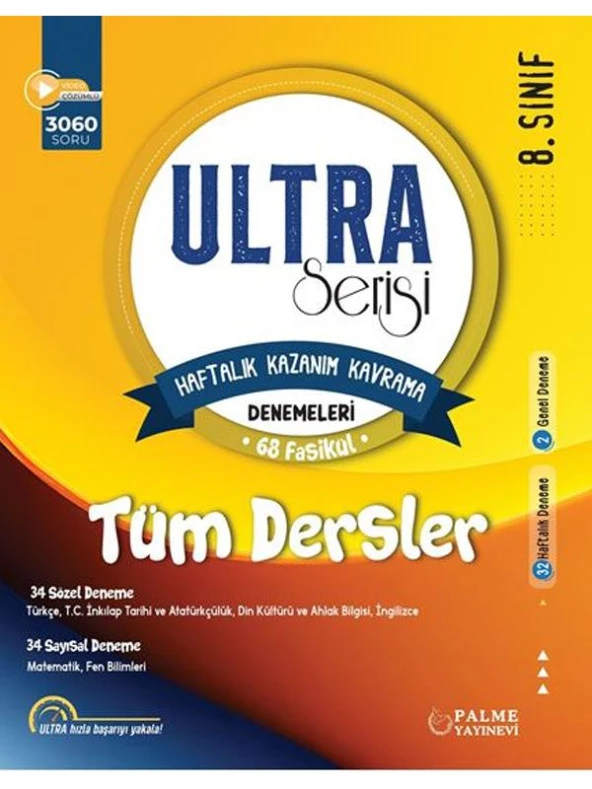 PALME 8.SINIF ULTRA TÜM DERSLER DENEMELERİ *YENİ*