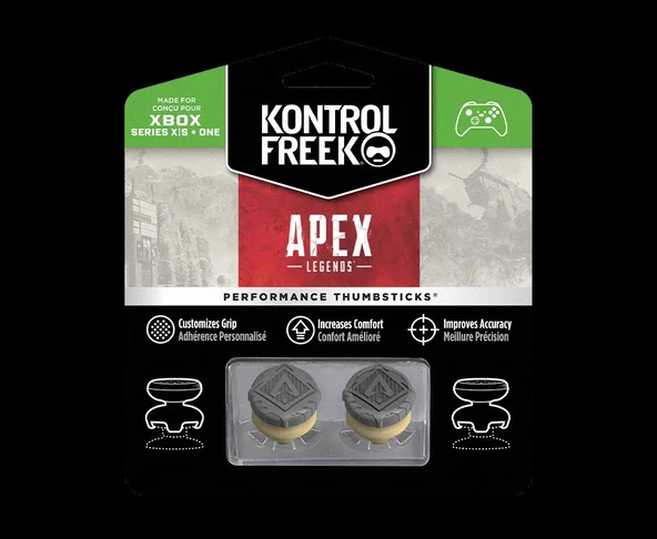 Cosmostech Kontrolfreek APEX LEGENDS XBOX Series X I S ve ONE Uyumlu Analog Başlık Thumbsticks - Performans Yükseltici ve Koruyucu ürün görseli 1