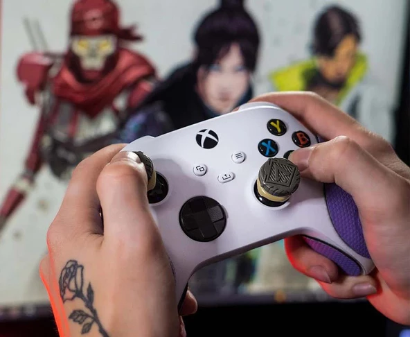 Cosmostech Kontrolfreek APEX LEGENDS XBOX Series X I S ve ONE Uyumlu Analog Başlık Thumbsticks - Performans Yükseltici ve Koruyucu - 4