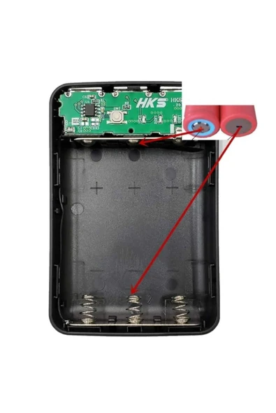 Powerbank Dijital Göstergeli Pil Tak Ömür Boyu Kullan Hızlı Şarz Özellikli - 2