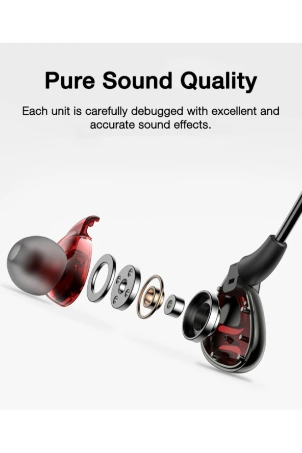 Uzun Ömürlü Spor Boyun Bandı Kulaklıklar Kablosuz Bluetooth 5.3 LED Ekran HIFI - 6