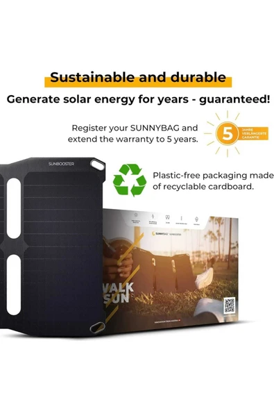 Güneş Paneli 21w Usb Girişli Katlanabilir Su Geçirmez Güneş Enerjisi Şarj Cihazı - 4