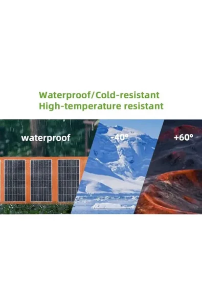 Güneş Paneli Usb Girişli Katlanır Çanta Tipi - 5