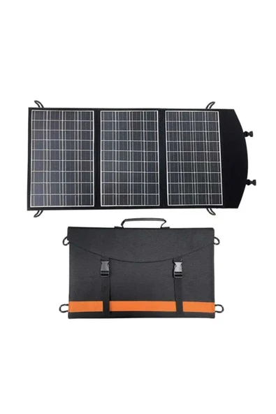 Güneş Paneli Katlanabilir 45 W Portatif Solar Su Geçirmez Güneş Enerjisi Sarj Cihazı - 4