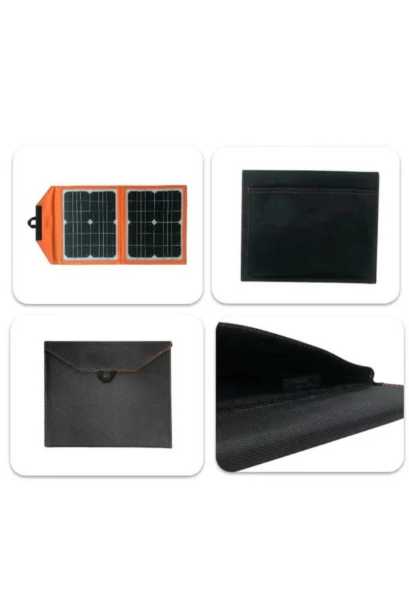 Kamp Güneş Paneli Usb Girişli 10 W Su Geçirmez Portatif Solar Guneş Enerjisi Sarj Cihazı