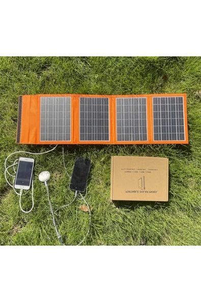 Güneş Paneli Usb Girişli Katlanır Çanta Tipi - 2
