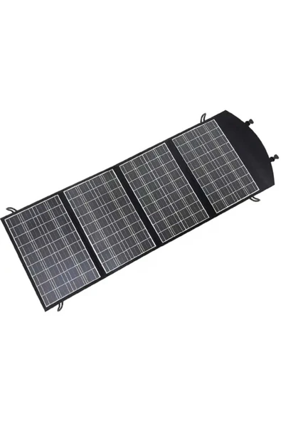 Güneş Paneli Katlanabilir 60 W Portatif Solar Su Geçirmez Hızlı Sarjlı Güneş Panelli - 3