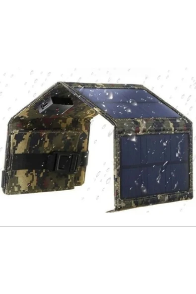 Güneş paneli katlanabilir güneş enerjisi şarj cihazı usb girişli - 3