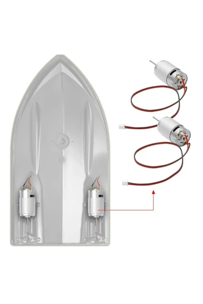 Sazan Yemleme (TEKNE VE BOTU)motor 7.4v 8.4v Su Geçirme Motoru - Resim 8