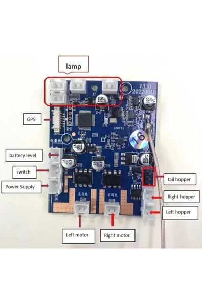 Sazan Yemleme (TEKNE VE BOT)beyin 16 Konum Gps Model - Resim 4