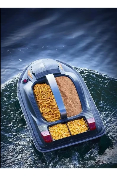 Sazan Yemleme (tekne Ve Botu )büyük Boy 3 Hazne Yüksek Hızlı Rc 500m 7 Kg Yük Olta Atıcı Tekne - 7