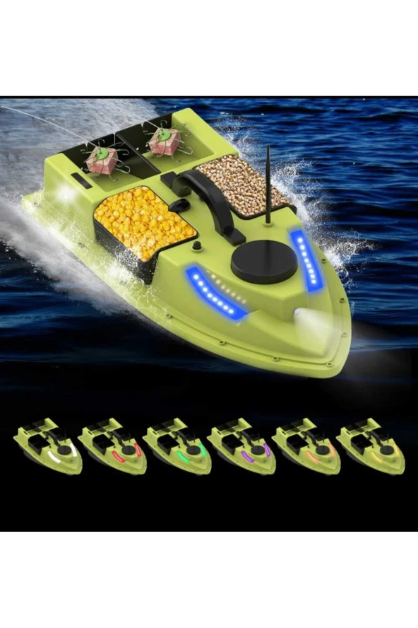 Sazan Yemleme(TEKNE VE BOTU) Gps Özelli?kli? (100 NOKTA KONUM) 500 Metre Uzaklık Menzilli - 3