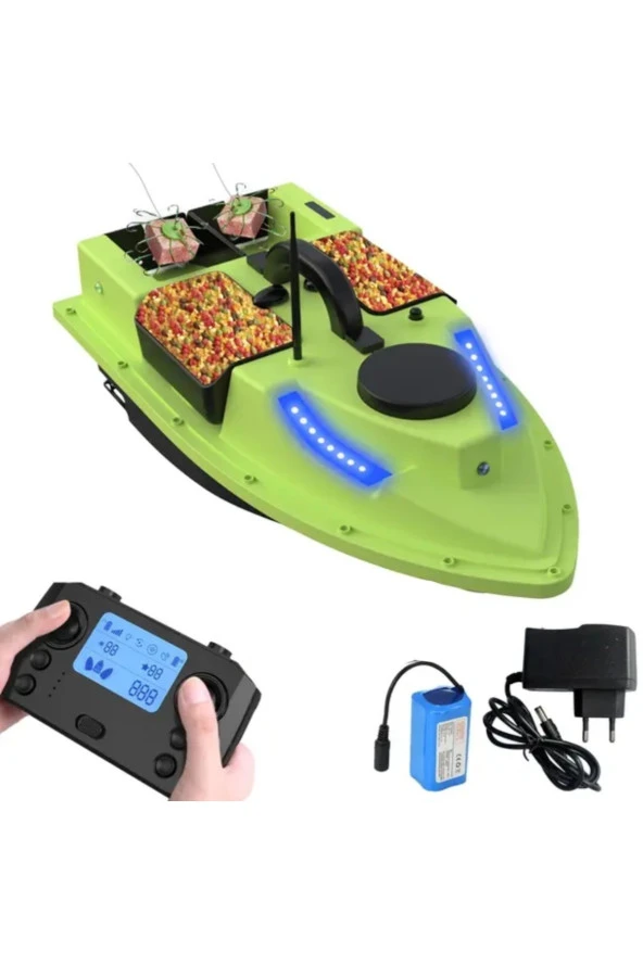 Sazan Yemleme(TEKNE VE BOTU) Gps Özelli?kli? (100 NOKTA KONUM) 500 Metre Uzaklık Menzilli - 4