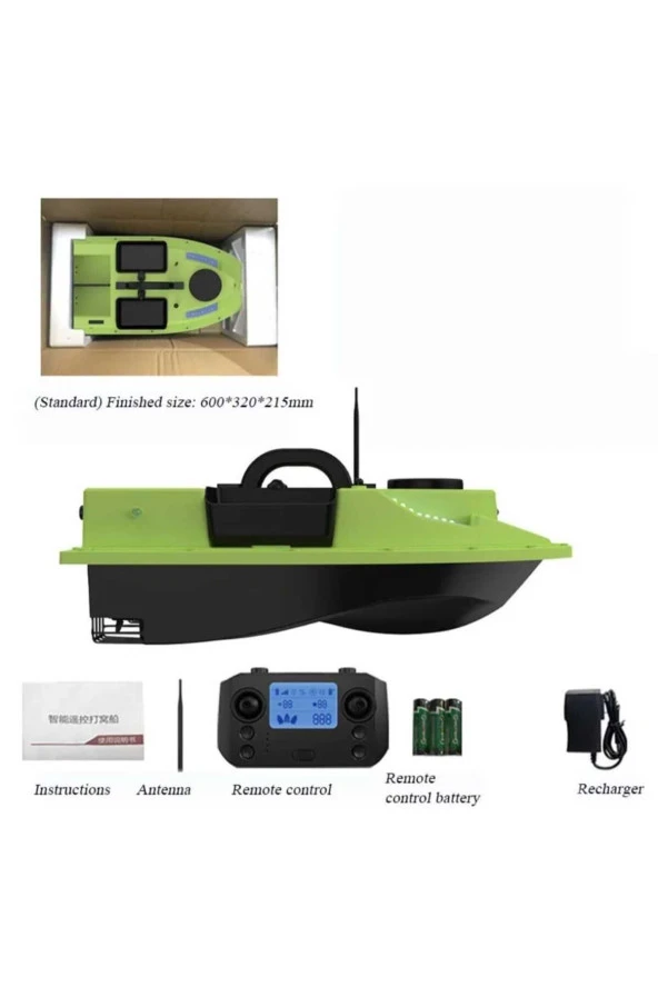 Sazan Yemleme(TEKNE VE BOTU) Gps Özelli?kli? (100 NOKTA KONUM) 500 Metre Uzaklık Menzilli - 7