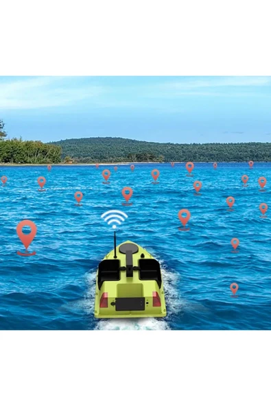 Sazan Yemleme (TEKNE VE BOTU)gps Model 600 Metre Oto Pilot Eve Dönüş Sistemli Hızlı - 8