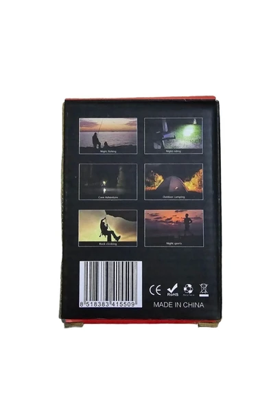 SAZAN YEMLEME( TEKNE VE BOTU )SUPER KAFA LAMBASI HIZLI SARZ VE YÜKSEK IŞIK AYDINLATMA - 8