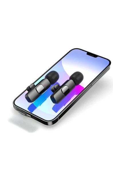 Yaka Mikrofonu Bluetooth Kablosuz (TEK) Başlıklı (MİNİ) Mic Ses Alıcısı Kayıt - 3