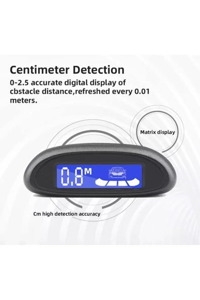 Araç Park sensörü dijital göstergeli sesli ikaz sistemi her araca uyumlu - 4