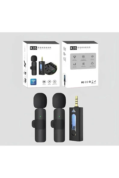 Yaka Mikrofonu Bluetooth Kablosuz (TEK) Başlıklı (MİNİ) Mic Ses Alıcısı Kayıt - 2