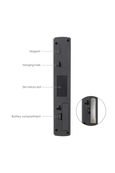 Gece Lambası Ipx4 Cob Gardırop Mutfak Koridor Dolap Için Led Işık - 7