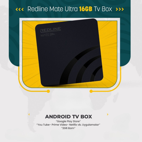 Redline Mate Ultra 16GB Android Medya Player