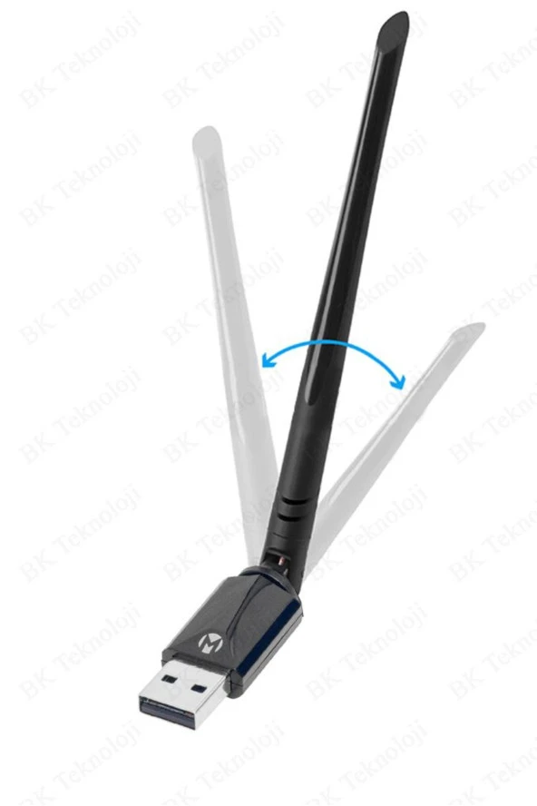 USB Wireless Wifi Adaptör 2.4 GHz 150 Mbps 5 dbi Antenli - 6