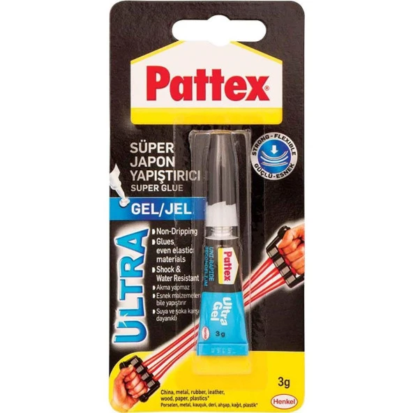 Pattex Ultra Gel Yapıştırıcı 3 gr (1505805)