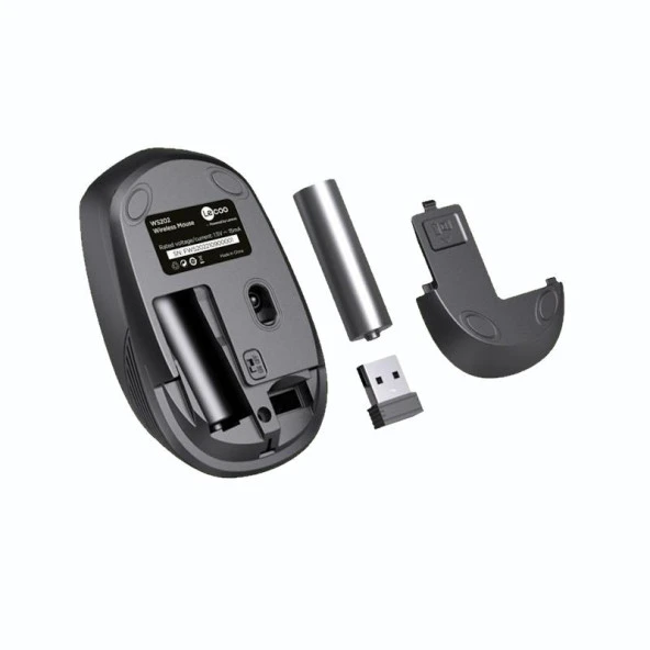 Lenovo Lecoo WS202 Kablosuz Mouse Gri - 3