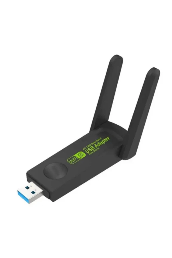 LOBO Sinyal Güçlendirici Kablosuz Usb Antenli Dongle 1300mbps Wifi Adaptörü Dual Band 2.4g/5ghz