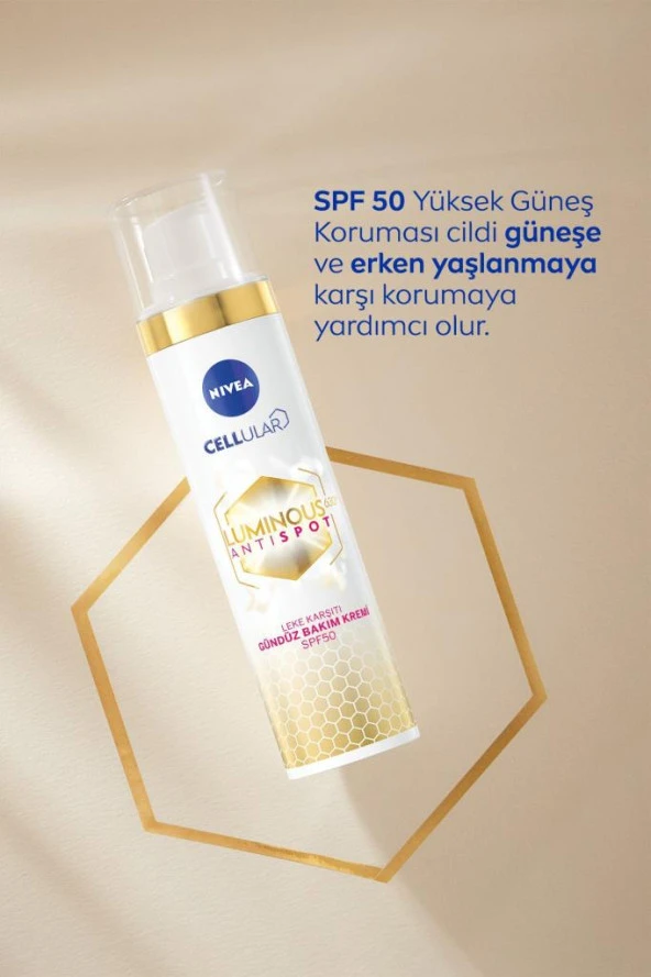 Nivea Luminous630 Leke Karşıtı Gündüz Yüz Kremi 40 Ml,spf50 Yüksek Güneş Korumalı - 5