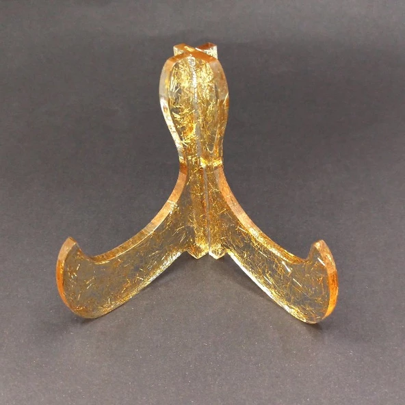 GLİTTER EPOKSİ REÇİNE SANATSAL EL İŞİ KIRPIK GÖRÜNÜMLÜ GLİTTER NAİL ART MAKYAJ SİM ALTIN RENK 250 GR - Resim 4