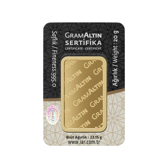 20 gr 24 Ayar 995 Milyem İAR Gram Altın - 2