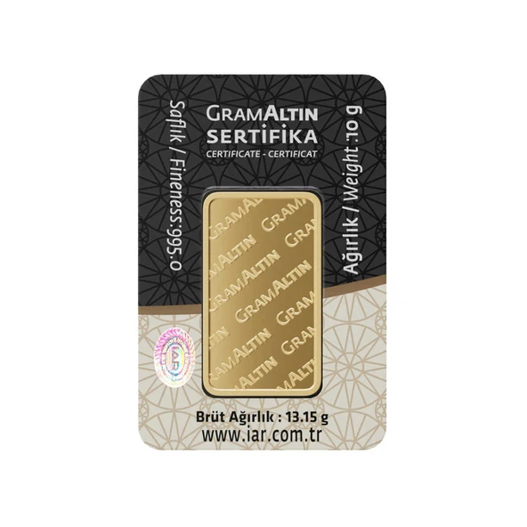 10 gr 24 Ayar 995 Milyem İAR Gram Altın - 2