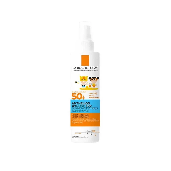 La Roche Posay Anthelios Uvmune 400 Dermo Pediatrics Güneş Koruyucu Sprey SPF50+ 200ml