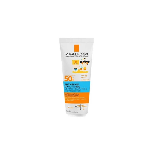 La Roche Posay Anthelios Uvmune 400 Dermo Pediatrics Güneş Koruyucu Losyon SPF50+ 75ml