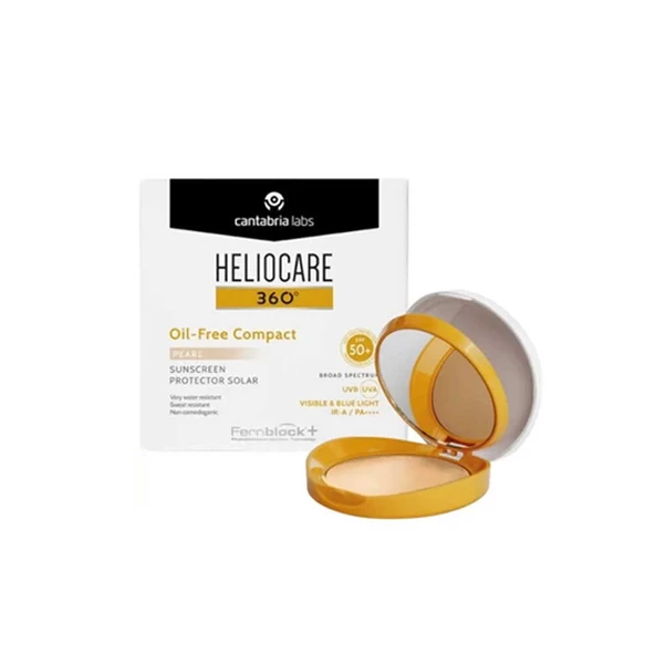 Heliocare 360 Oil-Free Compact Güneş Koruyucu SPF50+ 10g Pearl